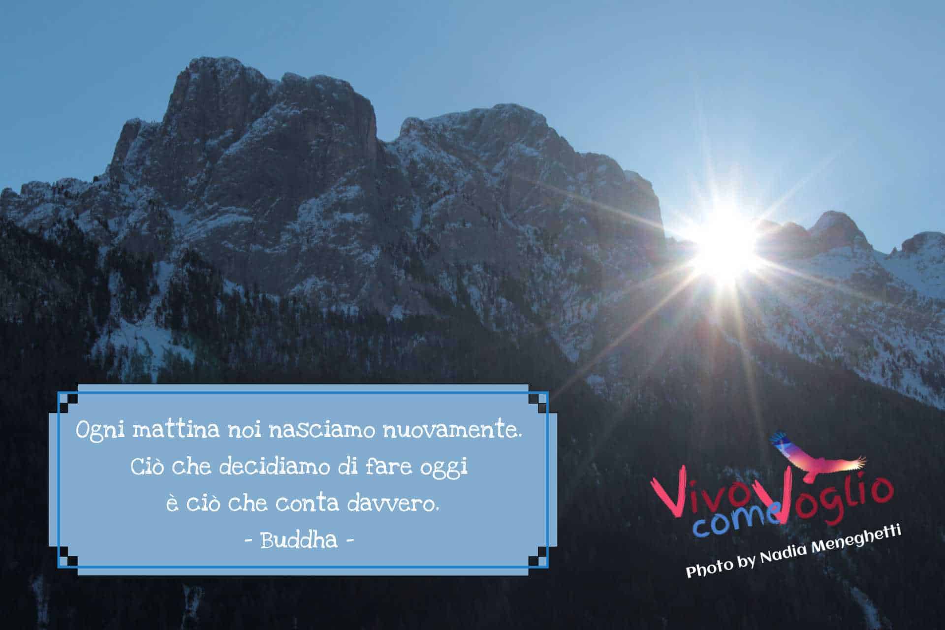 LA PRIMA ORA DEL MATTINO La prima ora del mattino è un tempo decisamente prezioso. I primi momenti dopo il risveglio sono quelli che danno il tono alla giornata e questa è una cosa talmente nota, universale e riconosciuta che siamo pieni di modi dire, adagi e proverbi che ce lo ricordano. chi dorme non piglia pesci il mattino ha l'oro in bocca sei scesa dal letto col piede sbagliato? il buon giorno si vede dal mattino tanto va la gatta al lardo che ci lascia lo zampino ...ah no! questo no :) La prima ora del mattino è quella in cui nasciamo a nuova vita ogni giorno ed è questo che la rende così importante. Tanto importante che libri e web sono strapieni di consigli su come occuparla per fare in modo che sia altamente produttiva e dia così sprint al resto della giornata permettendoti di crearla (la giornata) in modo da essere super efficiente e concentrata sui tuoi obiettivi e arrivare a sera avendo così tratto il massimo da tutti i tuoi sforzi. E quindi nella prima ora del mattino medita, vai a correre, pratica un arte orientale o magari 2, scrivi sul tuo diario, fai la lista degli obiettivi della giornata, fai un esercizio di respirazione... Madre che ansia! La prima ora del mattino è quella che da' l'impronta al resto della giornata, è preziosa, troppo preziosa per sprecarla "facendo cose di altri" Tutti questi "suggerimenti" che trovi in giro e che suonano sempre tipo "la tua vita diventerà spettacolare se e solo se farai questa cosa che dico io" in genere vanno bene per chi li ha scritti, sempre che chi li ha scritti li pratichi anche e non li abbia semplicemente copia-incollati sul suo blog dopo averli presi da qualche altro blog e senza nemmeno preoccuparsi di corregere gli errori d'ortografia della sua fonte! Occhio che non sto dicendo che le cose che vengono suggerite siano stupide o non abbiano valore. Tutt'altro! Tolta la triste verità dei copia-incollatori seriali, là fuori c'è un sacco di gente che ci crede davvero che quello che suggerisce abbia un gran valore. E fa bene a crederci perchè ne ha ...ma per lei/lui che ne parla e che nella sua vita, per come è lei/lui ne ha tratto vantaggio. Il fatto è che ciascuna di noi è una diversa da tutte le altre, per cui ciò che per me è ottimo per te magari non solo non è ottimo ma arriva ad essere addirittura pessimo perchè ti snatura e ti toglie dal tuo naturale ritmo. Mi spiego meglio chiamando in causa due persone: Nadia e Fulvia. Nadia e Fulvia sono molto diverse tra loro sia per natura: Fulvia è un allodola e Nadia un gufo, che per ritmo di vita: Fulvia ha un lavoro fuori casa e con orari fissi mentre Nadia decide da se i propri orari di lavoro e per gran parte del tempo lavora in casa. Fulvia si sveglia e poi (in 30 secondi o meno) si alza e inizia a "fare cose" - Nadia ad un certo punto si alza e poi (in 30 minuti o più) si sveglia... forse, e con calma comunque. Fulvia si alza e appena qualcun altro di casa è in piedi inizia a parlare formulando frasi e pensieri di senso compiuto e progettando la giornata di mezza famiglia - Nadia si alza e non solo non parla ma grugnisce monosillabi incomprensibili e infastiditi verso chiunque le rivolga la parola prima del secondo caffè. Fulvia tra quando si alza e quando inizia a lavorare fa ginnastica, prepara la colazione per sè e i figli presenti, stira mezza pila di panni, fa colazione, si prepara per uscire, si assicura che i figli grandi partano per scuola con tutto quel che serve loro e poi accompagna il piccolo. Nadia tra quando si alza e quando inizia a lavorare sciabatta per casa con gli occhi semichiusi facendo in automatico le cose essenziali (bagno, latte nella tazza, prepara1 il caffè, crocche nella ciotola del cane...) poi con tutta calma fa colazione fissando il nulla, leggiucchia o si intrattiene con qualcosa di poco impegnativo finchè si sente abbastanza sveglia da infilarsi in un paio di pantaloni e una maglia e, sempre con calma, portare fuori il cane. Fulvia al mattino si muove nello stesso modo anche quando è in vacanza o da sola - Nadia al mattino si muove nello stesso modo anche quando condivide casa con parenti o amici La cosa fantastica è che sia Nadia che Fulvia sono assolutamente soddisfatte della loro prima ora del mattino quando possono viversela così, nel modo che è ok per loro e che, come è evidente, è un modo completamente diverso per l'una e per l'altra. Questo, tornando al come viversi la prima ora del mattino, significa che se metti Fulvia a fare mezzora di meditazione la mattina appena alzata lei da di matto. E se metti Nadia a "fare qualcosa", qualsiasi cosa, la mattina appena alzata lei da di matto, esattamente come Fulvia! Quindi se ti stai chiedendo come potresti gestire la tua prima ora del mattino perchè ti dia forza, vigore, entusiasmo e tutta l'energia che ti serve per vivere al meglio la tua giornata, il tutto nella gioia, leggi pure 10 libri e 100 articoli se ti va, sperimenta pure tutto quello che gurulandia sostiene sia "LA cosa migliore" se ti va, ma poi fai quello che sai già da te essere la cosa più saggia e chiediti: "A me cosa fa stare bene? L'unica cosa che vale davvero fare nella prima ora del mattino è "ciò che ti fa stare bene". E non solo ciò che ti fa stare bene solo tu sai cos'è ma può ben essere che sia anche diverso da un giorno con l'altro. Oggi per come sei e stai senti che ti fa stare bene restartene mezz'ora con la tazza del caffè tra le mani a guardare le nuvole che giocano in cielo. Bene, ottimo, fallo. Oggi invece per partire bene senti di dover uscire a fare una passeggiata prima ancora di far colazione... bene, ottimo, fallo. Nessuno e dico nessuno può saper meglio di te cosa ti fa star bene. Dunque quando apri gli occhi la mattina, prima ancora di iniziare a muoverti per uscire dal letto chiediti: come Voglio cominciare questa giornata? E poi ascoltati, ma ascolta TE e non le vocine balenghe che cercano di dirti cosa "dovresti fare" se fossi davvero una brava ragazza responsabile etc etc e quando ascoltandoti senti che dentro si muove un sorriso, quella è la cosa giuta per la tua prima ora del mattino di oggi ...e buona giornata :) Morale della favola: leggi più che puoi, ascolta chiunque ti piace, valuta questo e quello, prova quello che ti ispira ma poi Ascoltati, Accorgiti di come ti senti e fai ciò che vuoi e che ti fa stare bene!