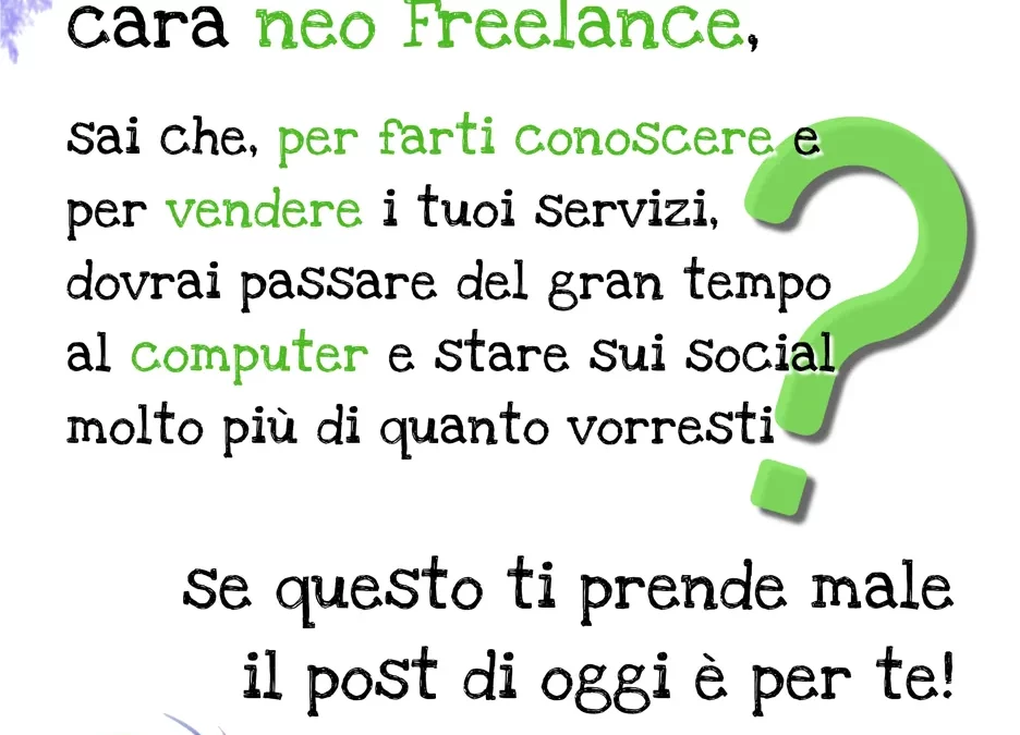 Freelance, tempo sui social e trucchi per non entrare in sbattimento