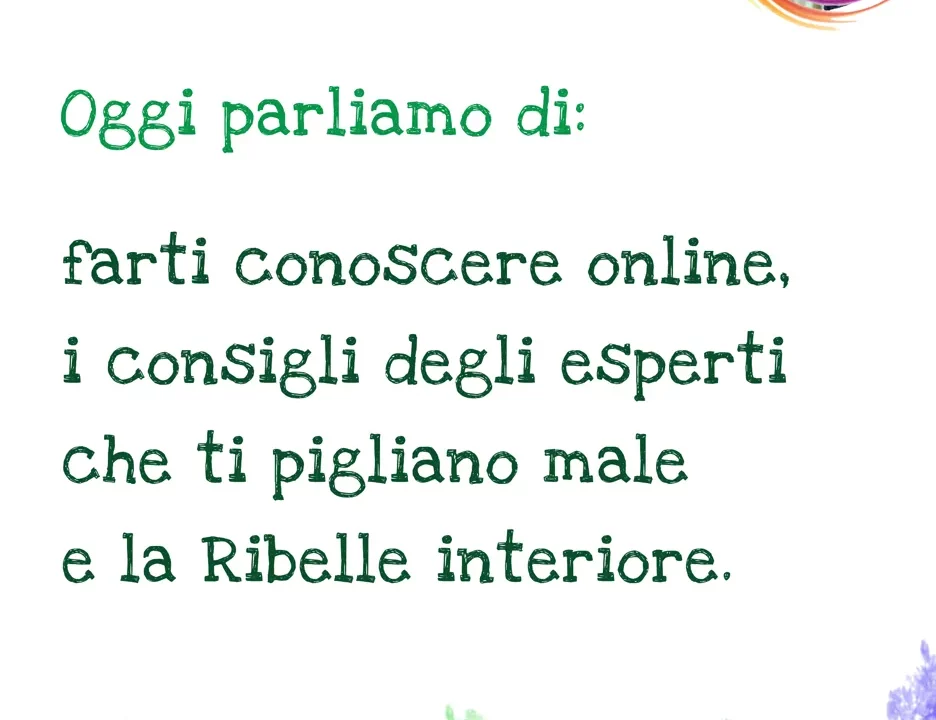 i consigli di marketing che ti mettono a disagio e la ribelle interiore