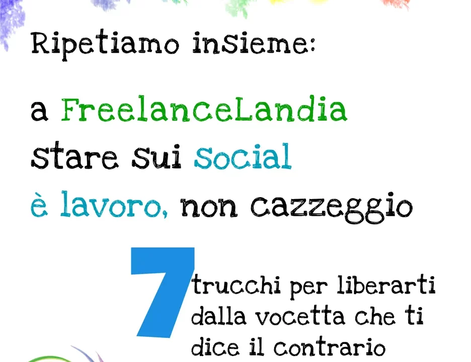 freelance - 7 trucchi per vivere i social senza sensi di colpa