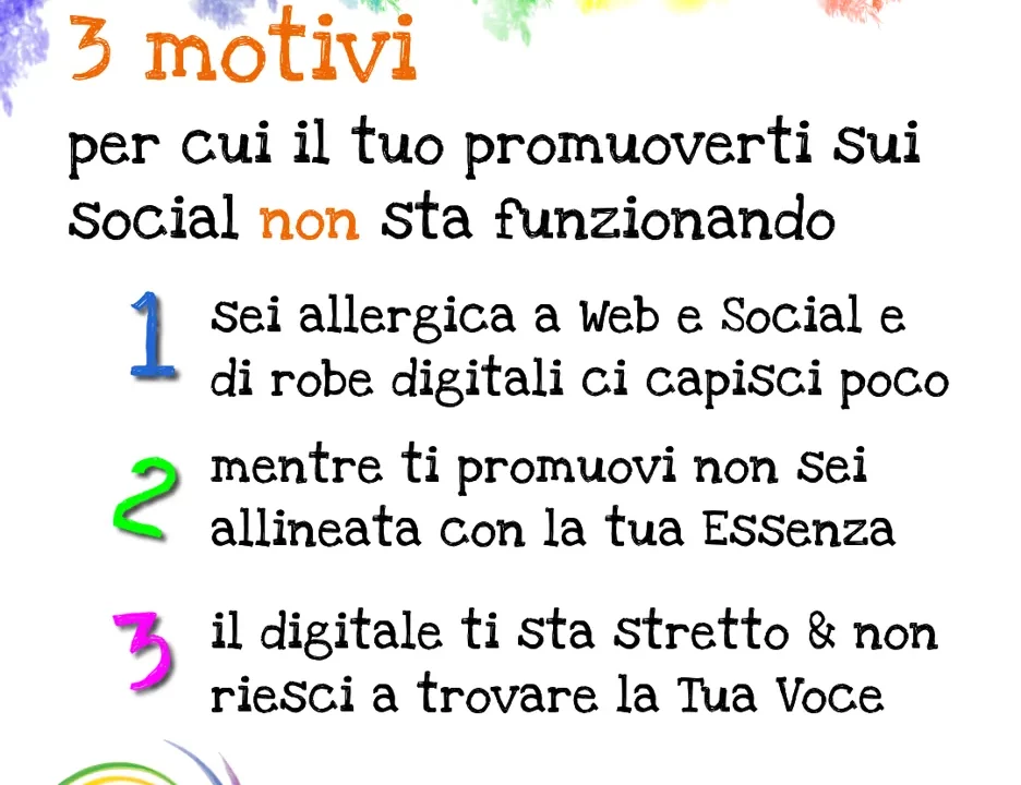 tre motivi per cui non hai risultati sui social