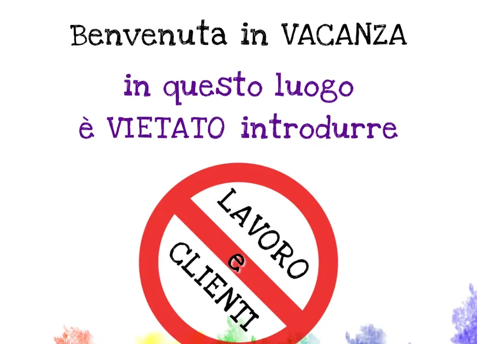 freelance in vacanza