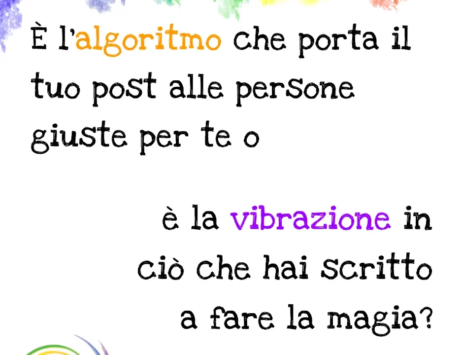 Questione di algoritmo o di vibrazione?