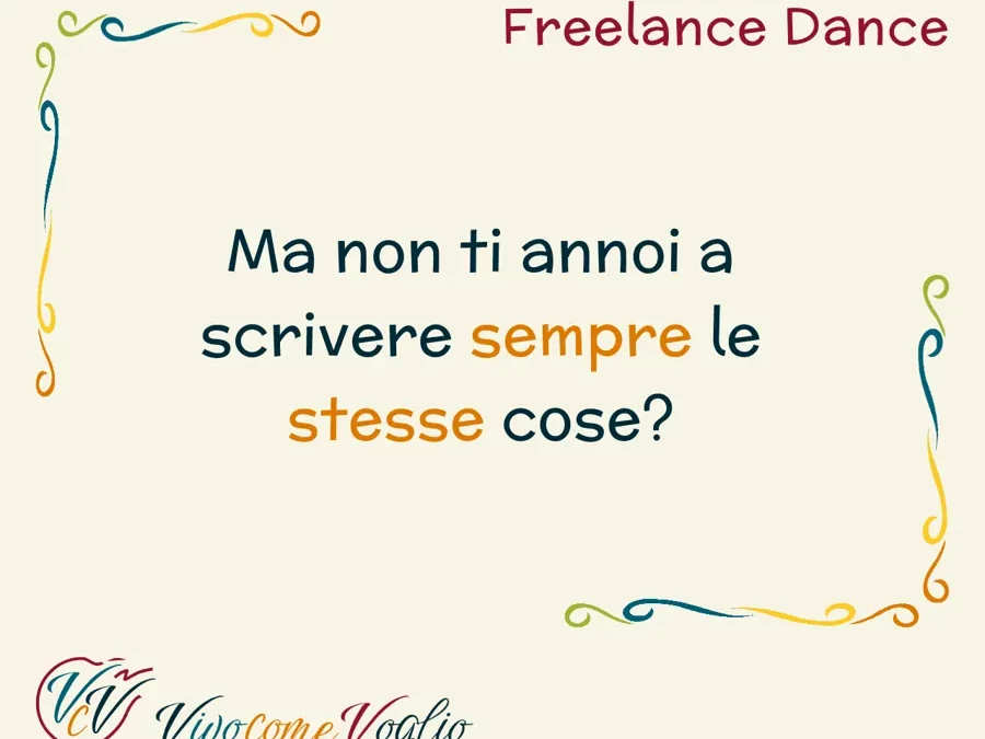 la noia degli stessi post