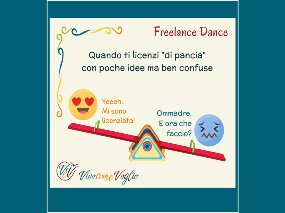 Gioie e dolori del licenziarsi "di pancia"