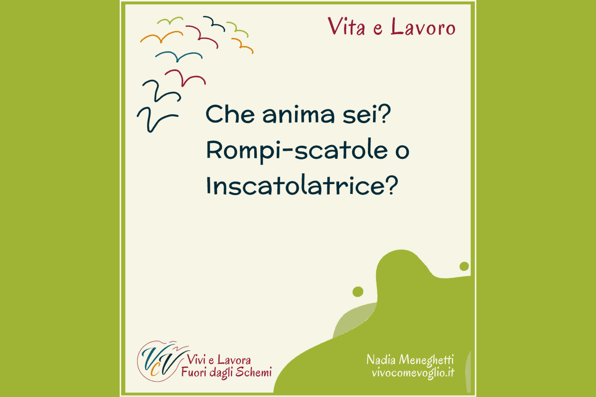 Che anima sei? Sei una rompi-scatole o una inscatolatrice?