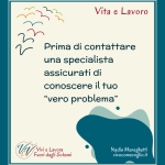 prima di contatare una specialista assicurati di conoscere il tuo "Vero Problema"